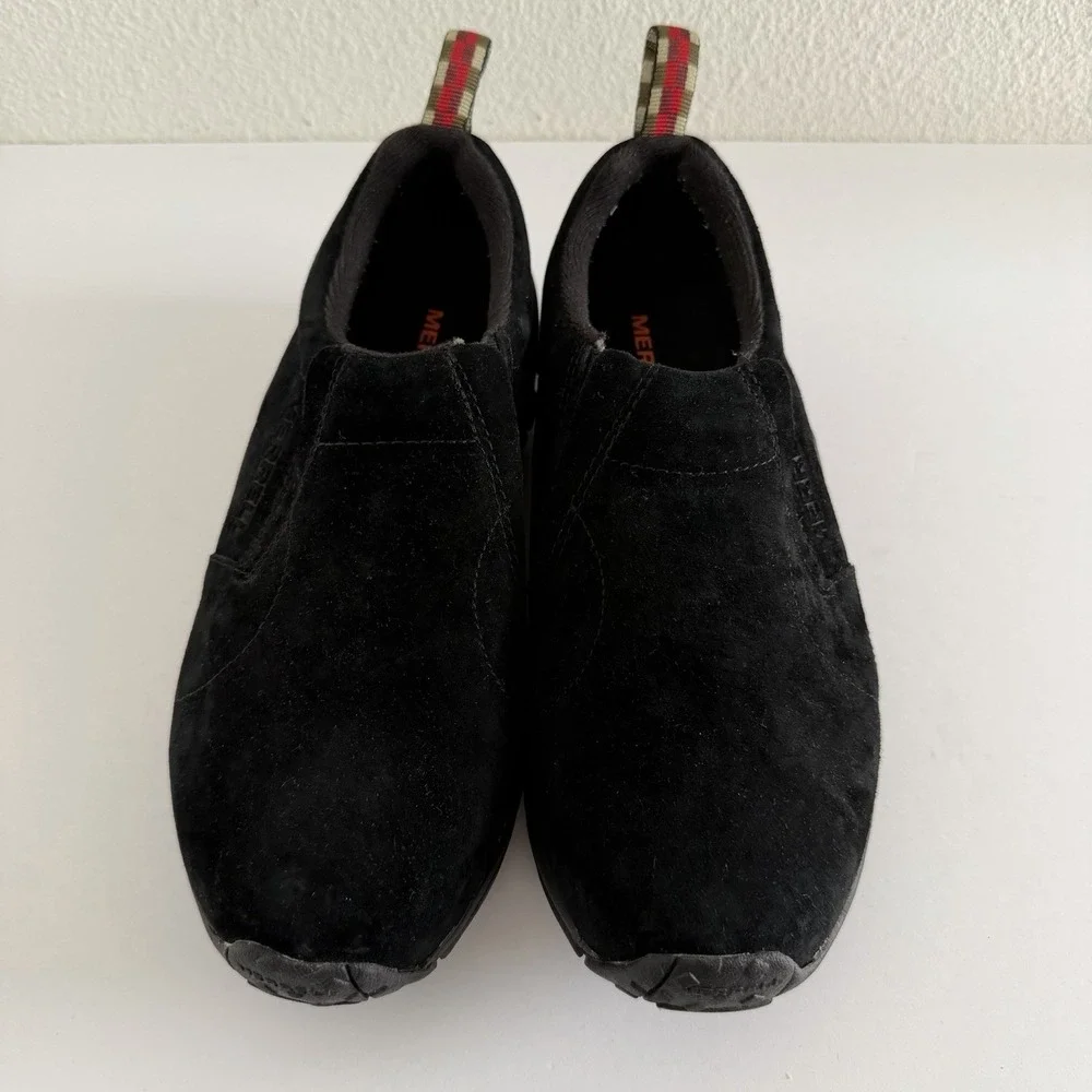 Merrell Jungle Moc Men's 8.5W Midnight Black Suede Slip-On Shoes